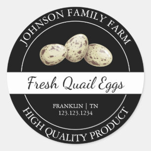 Farm Fresh Quail Egg Black Label