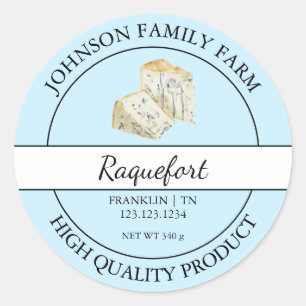 Farm Fresh Raquefort Cheese Blue Label