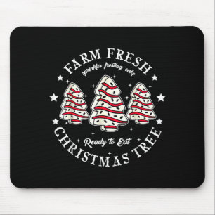 Farm Fresh Ready To Eat Christmas Tree Cake Funny Mouse Pad