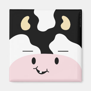 Farm Friends Cheerful Cow Magnet
