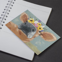 Farm Fun - Cow with Flower Crown