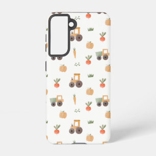 Farm Garden Watercolor Fun Pattern Samsung Galaxy Case