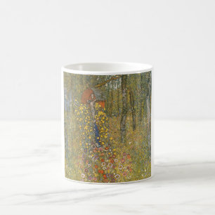 Farm Garden With Crucifix (by Gustav Klimt) Coffee Mug