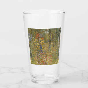 Farm Garden With Crucifix (by Gustav Klimt) Glass