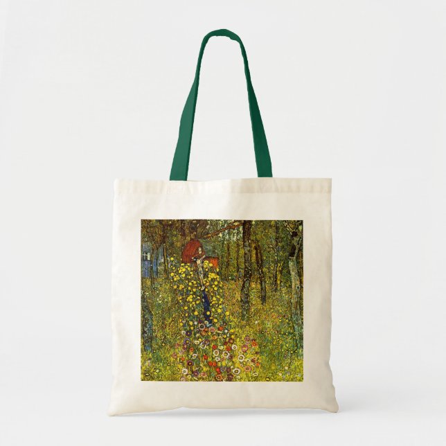 Farm Garden with Crucifix by Gustav Klimt Tote Bag (Front)