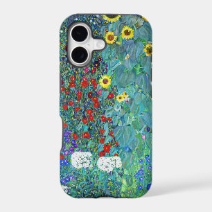 Farm Garden with Sunflowers by Gustav Klimt