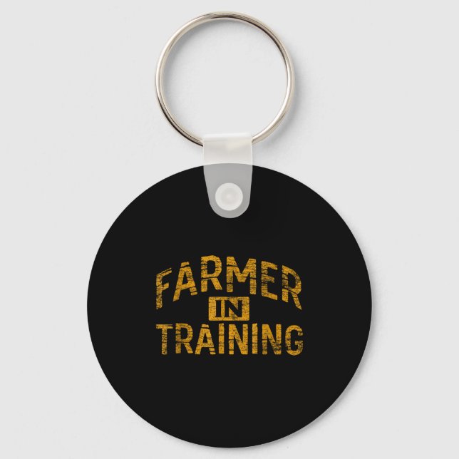 Farm Gift Farming Lover Future Farmer  Keychain (Front)