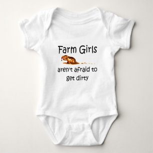 Farm Girls Aren't Afraid to Get Dirty T-shirts