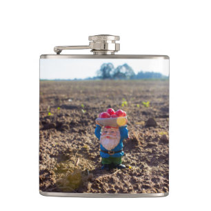 Farm Gnome Hip Flask