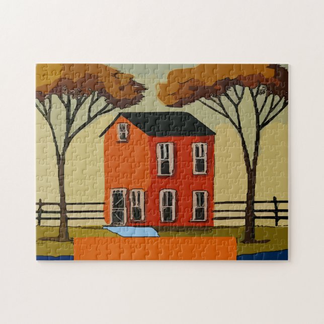 Farm House, add text, Jigsaw Puzzle (Horizontal)