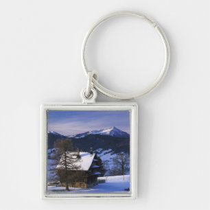 Farm house and Mount Rigi and Pilatus, Keychain