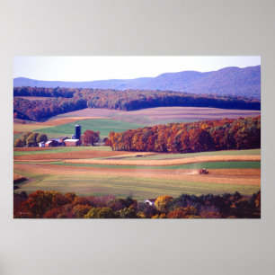 Farm in Pennsylvania Poster