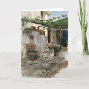 Farm Interior from South of Spain   Hugo Birger Card