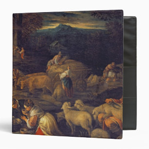 Farm Interior or Shearing Sheep Binder