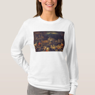 Farm Interior or Shearing Sheep T-Shirt