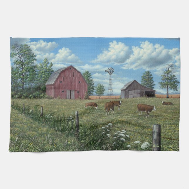 Farm Kitchen Towel (Horizontal)