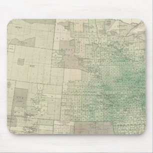 Farm land by counties mouse pad