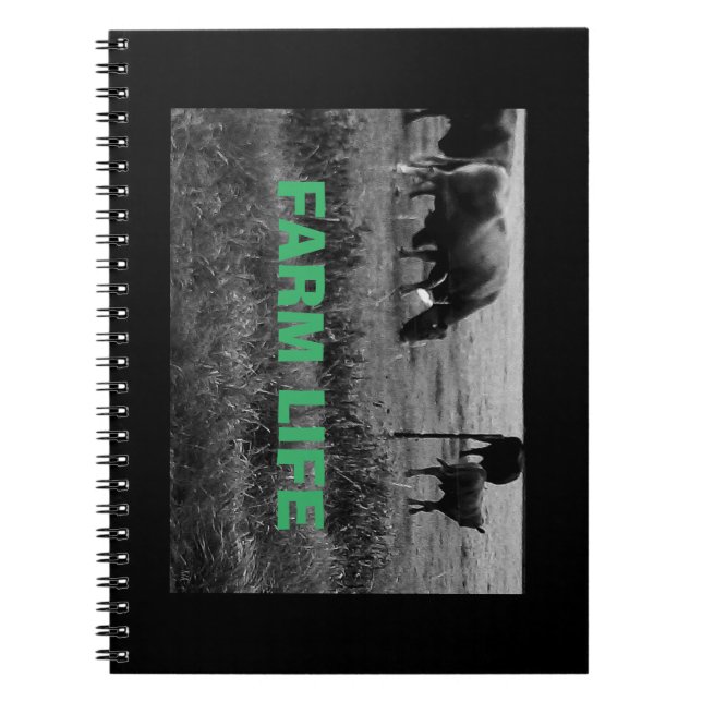 Farm life, cow family notebook (Front)