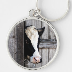 Farm Life Cow Keychain