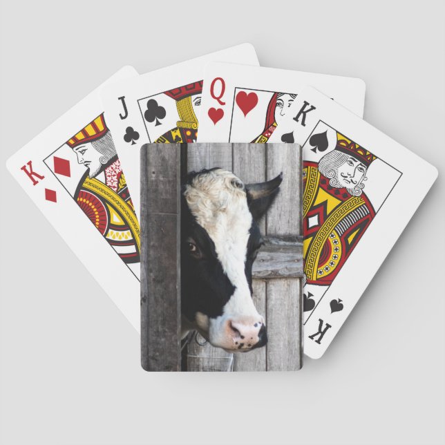 Farm Life Cow Playing Cards (Back)