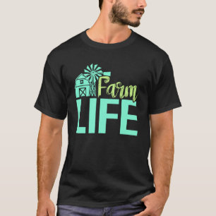 Farm Life Farmers Tractor Farming T-Shirt