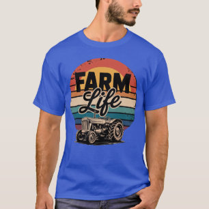 Farm Life Farming Tractor Family Farmer T-Shirt