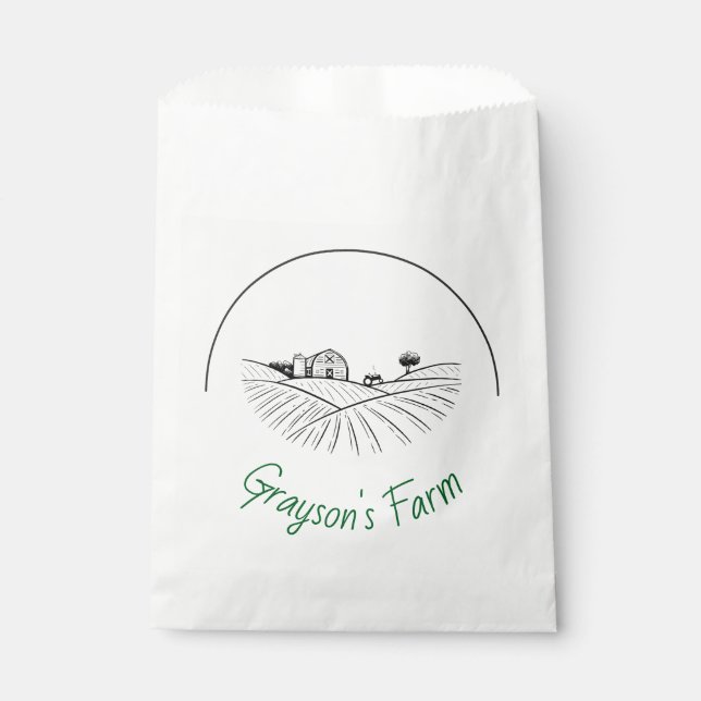 Farm Life  Favour Bag (Front)