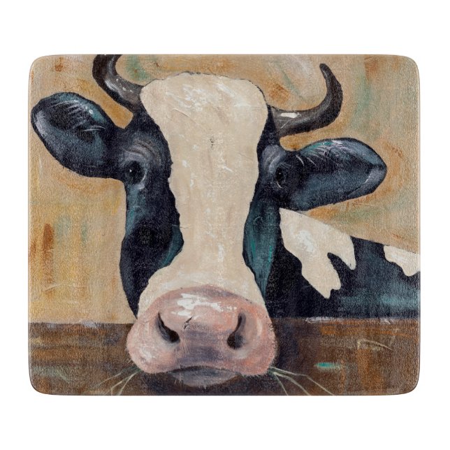 Farm Life - Gunther the Cow Cutting Board (Front)