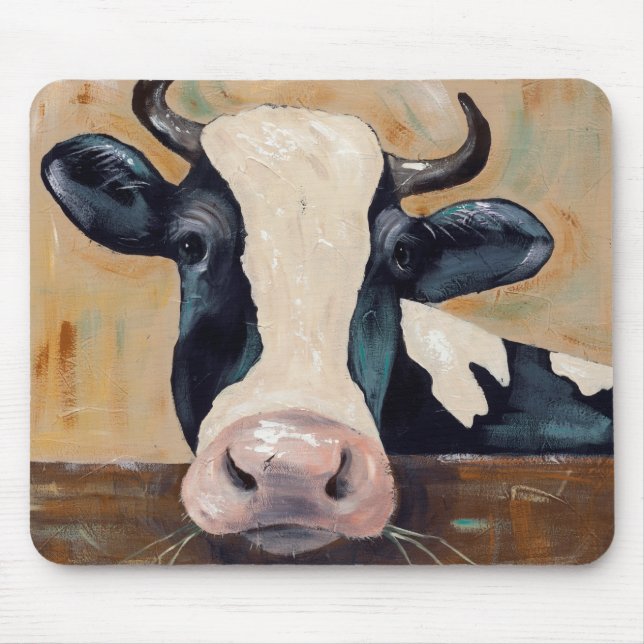 Farm Life - Gunther the Cow Mouse Pad (Front)