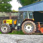 FARM LIFE KITCHEN TOWEL<br><div class="desc">Just time to stop for the farmer to stop for lunch before heading back to the fields on his tractor.</div>