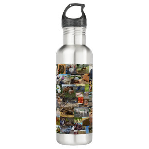 Farm Life Photo Collage,  710 Ml Water Bottle