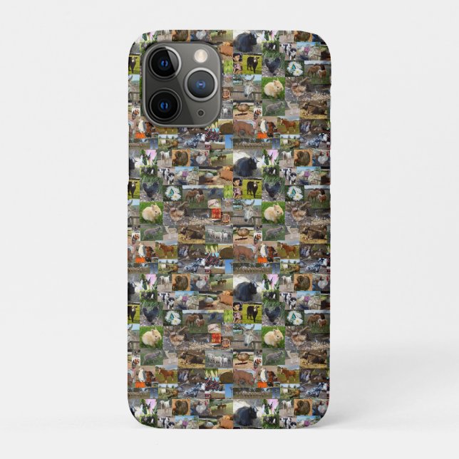 Farm Life Photo Collage,  Case-Mate iPhone Case (Back)