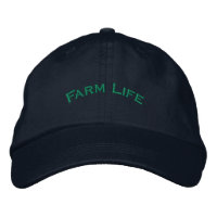 FARM LIFE Text Agricultural Heritage Inspired Navy