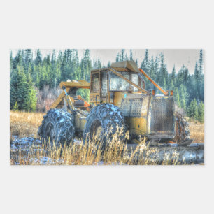 Farm Machinery, Tractor, Back-Hoe, Farm Vehicle Sticker
