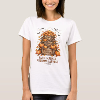 Farm Market Autumn Harvest Pumpkins Shirt Fall
