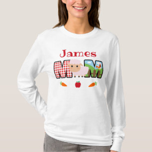 Farm Mom Birthday Barnyard Birthday T-Shirt
