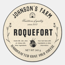 Farm Name | Wreath | Goat Milk Cheese | Vintage |