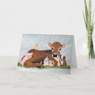 Farm of Friends Blank Card