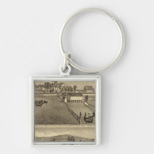 Farm of SA Cockayne near Moundsville Keychain