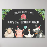 Farm Old MacDonald Barnyard Red Animals Welcome