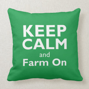 Farm On Throw Pillow