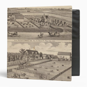 Farm residence of I Lee & residence of T Mitchell Binder