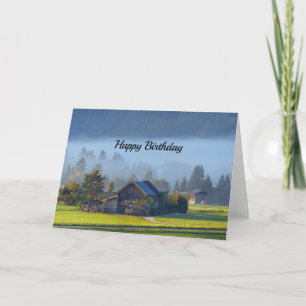 Farm Scene 3 Birthday Card