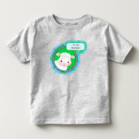 Farm sheep lamb gingham blue green with quote