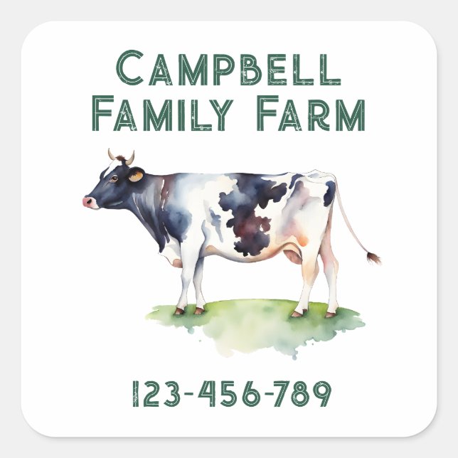 Farm Square Sticker (Front)