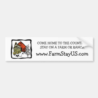 Farm Stay U.S. Bumper Sticker