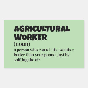 Farm Strong - Agricultural Worker Definition Sticker