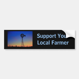 Farm Support Bumper Sticker - Cust... - Customized
