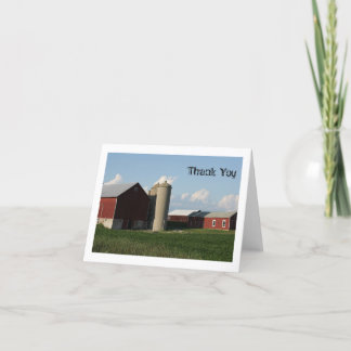 Farm Thank You Blank Card