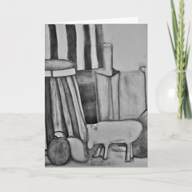 "Farm to Easel" Get Well Card (Front)